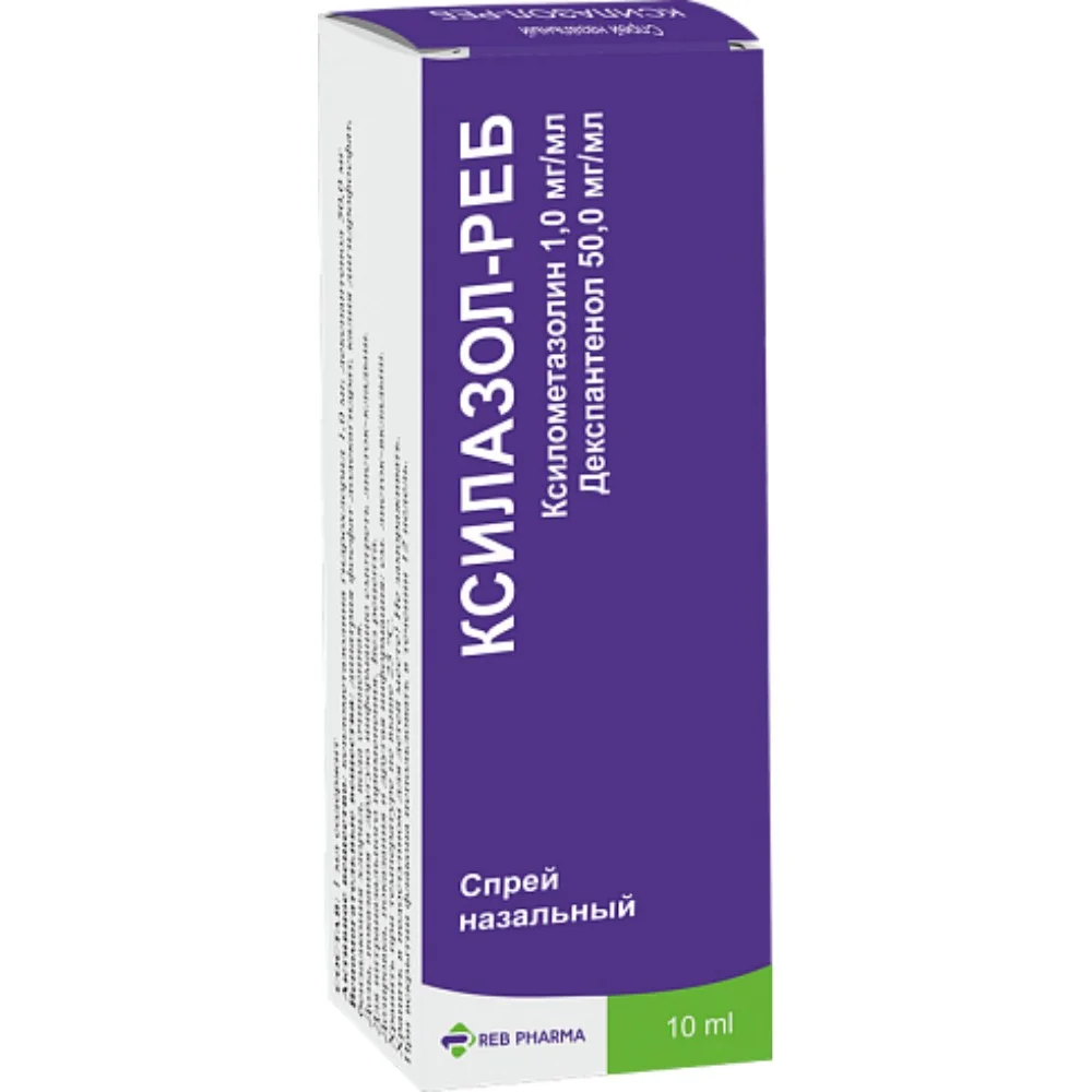 Ксилазол-Реб спрей назальн. 1мг/мл 50мг/мл 10мл флакон №1