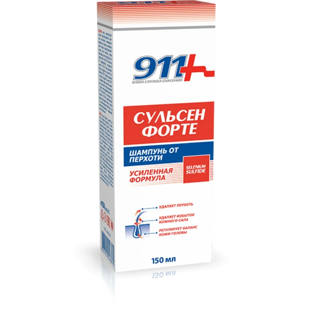Сульсен Форте шампунь для всех типов волос "911 Ваша служба спасения" 150мл №1