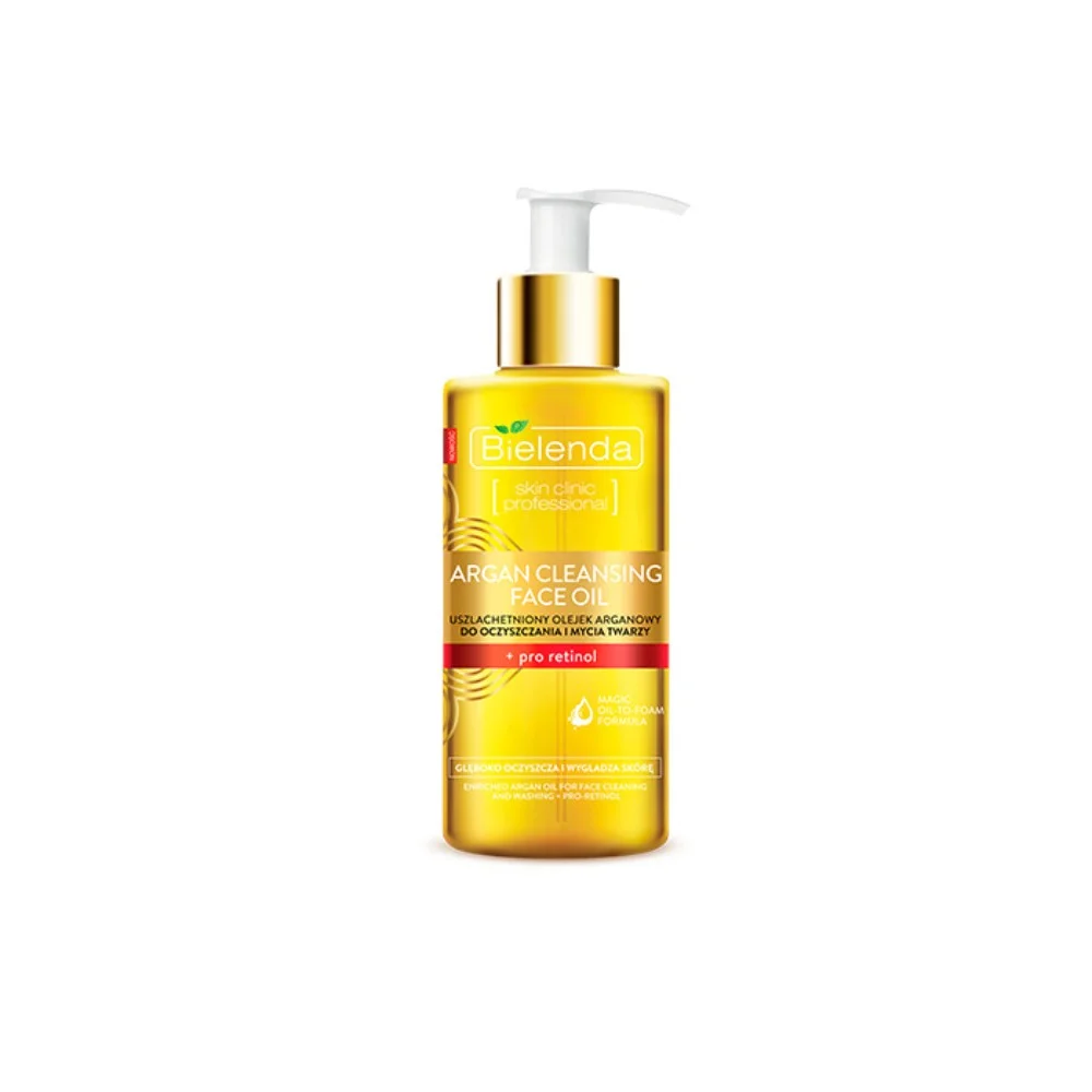 Масло для умывания Bielenda Argan Cleansing Face Oil гидрофильное с про-ретинолом 140мл №1