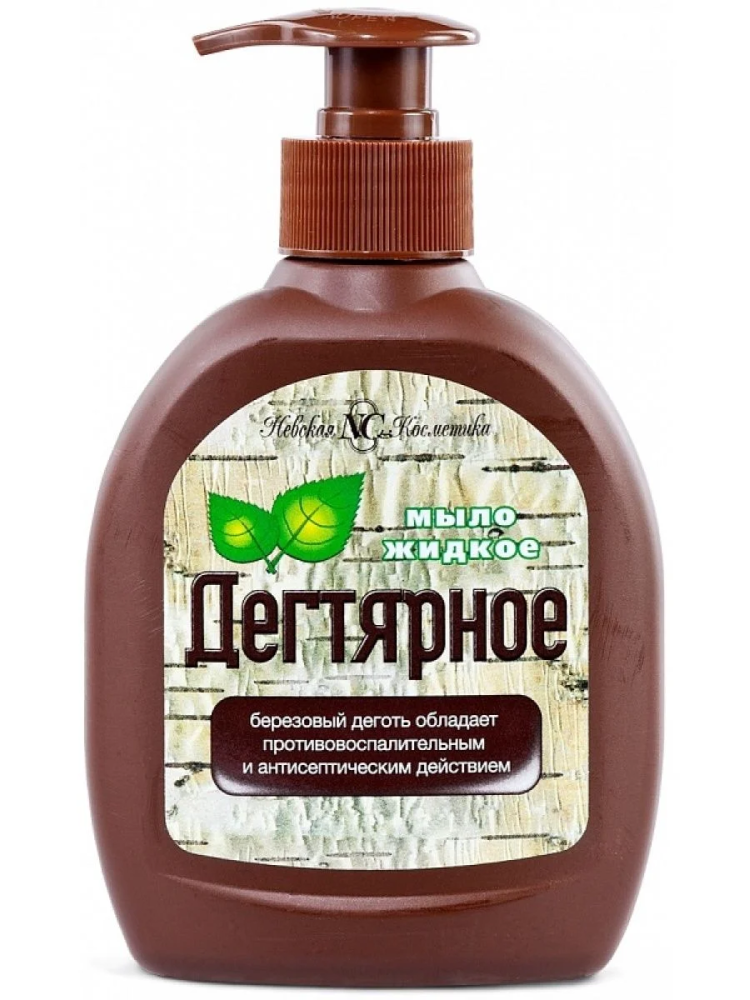 Мыло жидкое "Дегтярное" 300мл флакон с дозатором №1