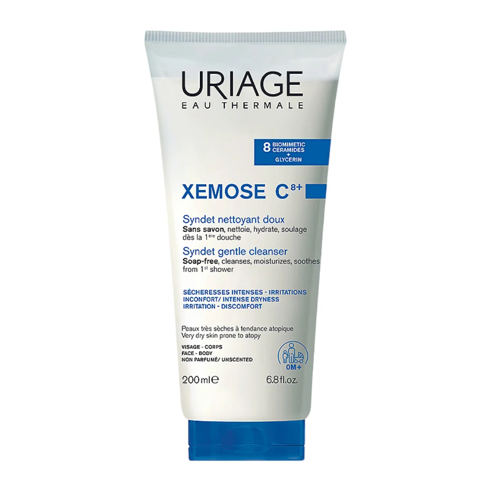 Гель URIAGE Ксемоз Синдет С8+ мягкий очищающий/Xemose С8 Syndet Nettoyant doux 200мл №1